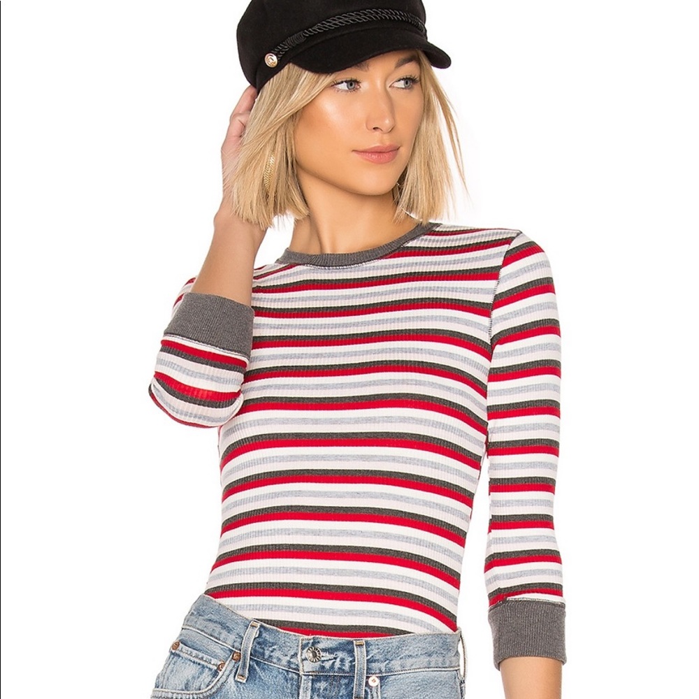 FREE PEOPLE Good On You Long Sleeve Top Rose Mediu